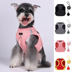 Pet Harness With Air-tag Tracker/Leash Set