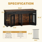 Large Wooden Dog Crate
