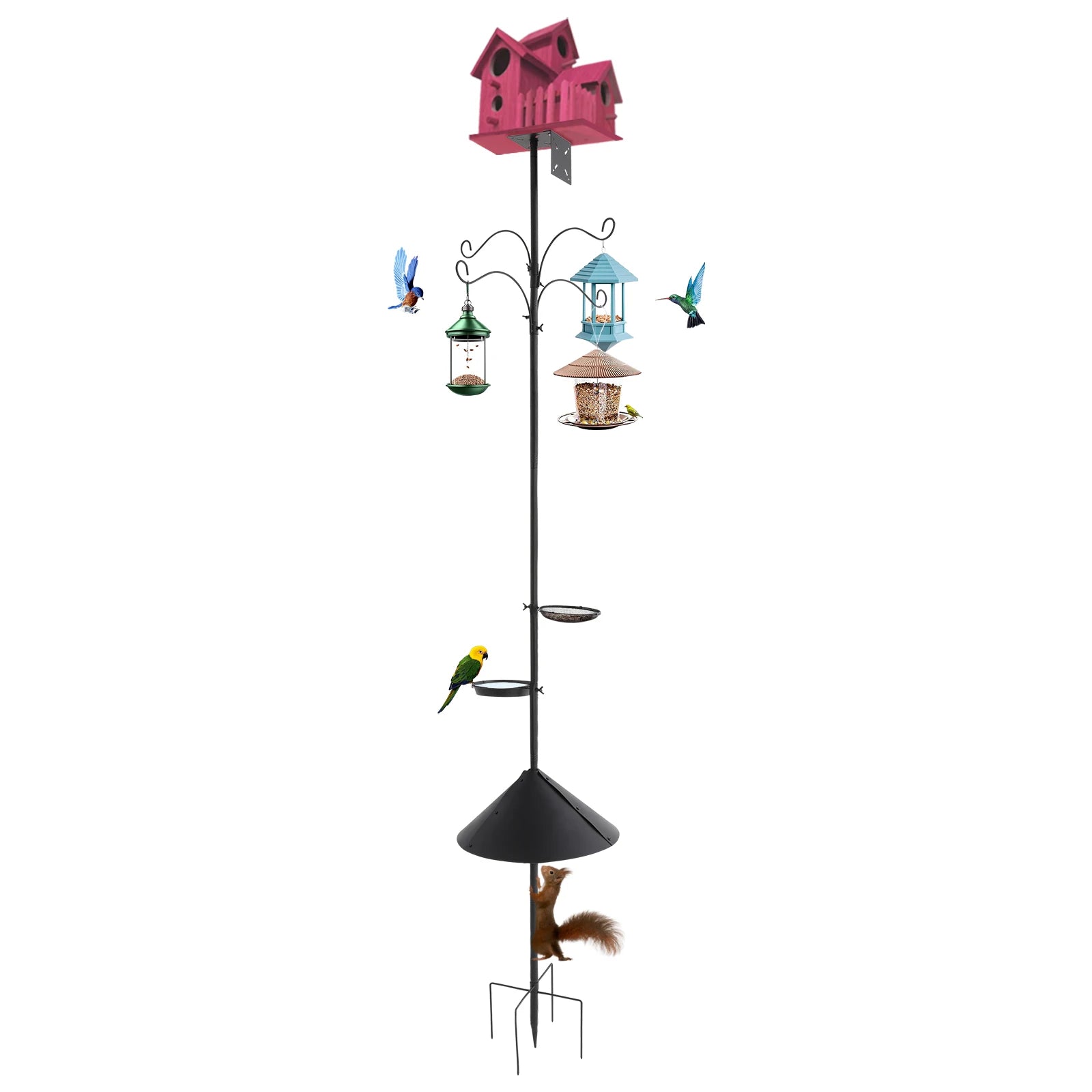 Metal and Iron Outdoor Bird Feeder