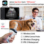 Wireless Color Doppler Ultrasound Scanner
