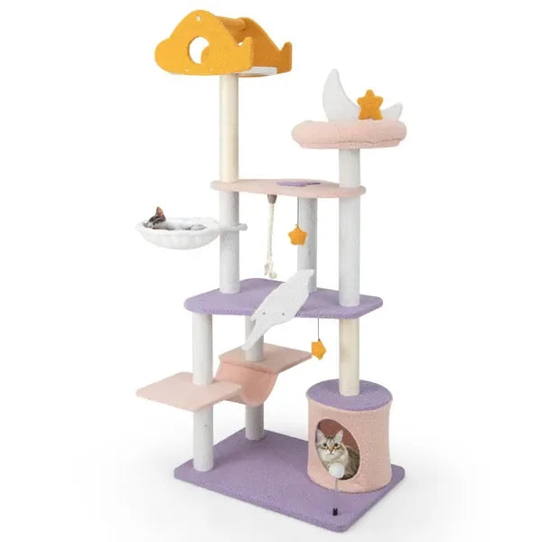 66' Cute Cat Tree Multi-level