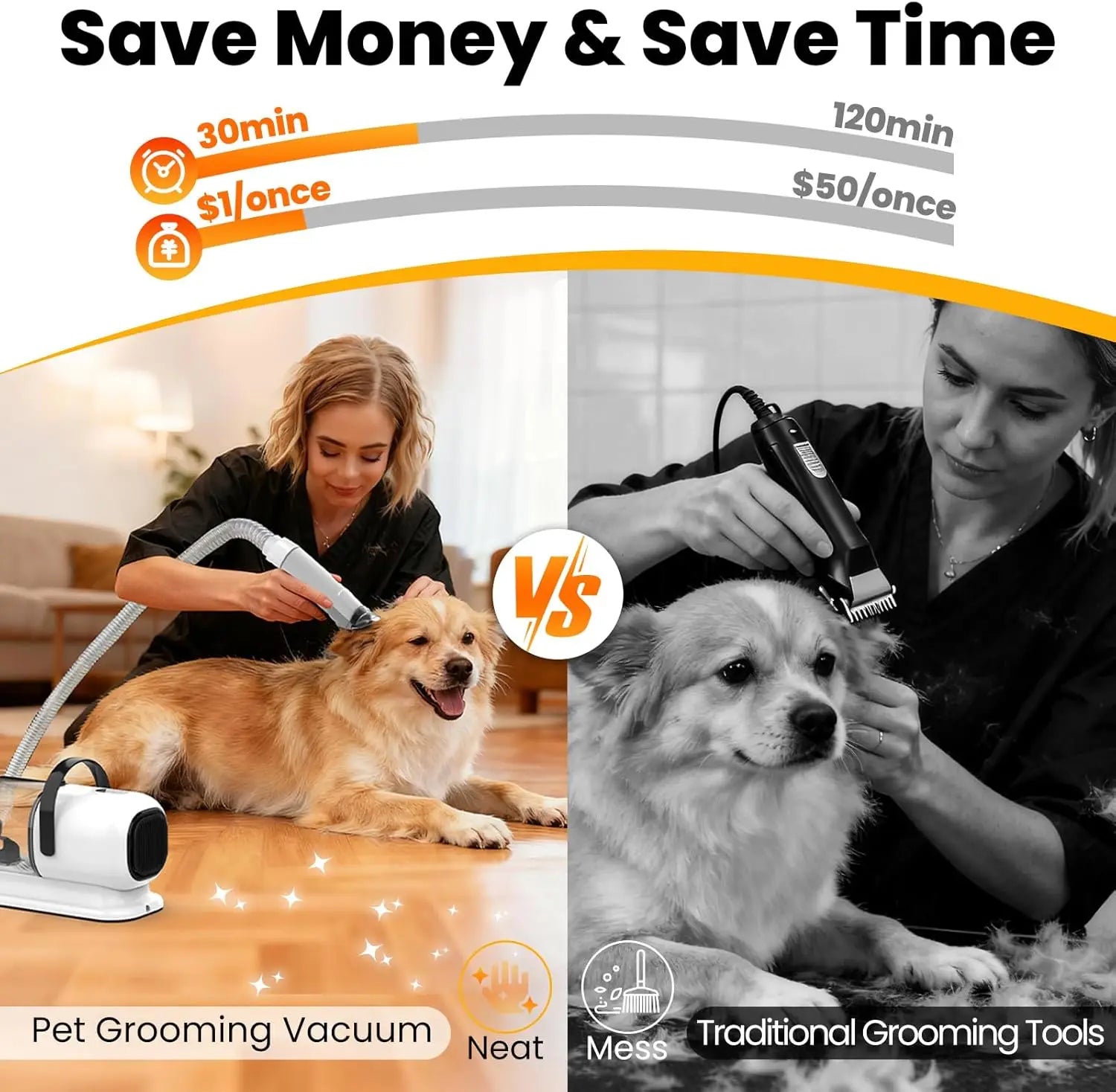 All-in-One Pet Grooming Kit