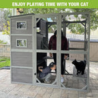 Cat Enclosure 76.8"