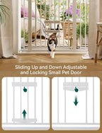 Extra Tall Baby Gate/Cat Door