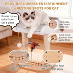 Small Wooden Cat Tree Tower