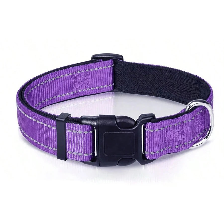 Reflective Dog Collar Soft Padded
