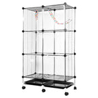 Wide Birdcage with Stand Tray