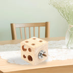 Natural Wood Bird Perch Toy