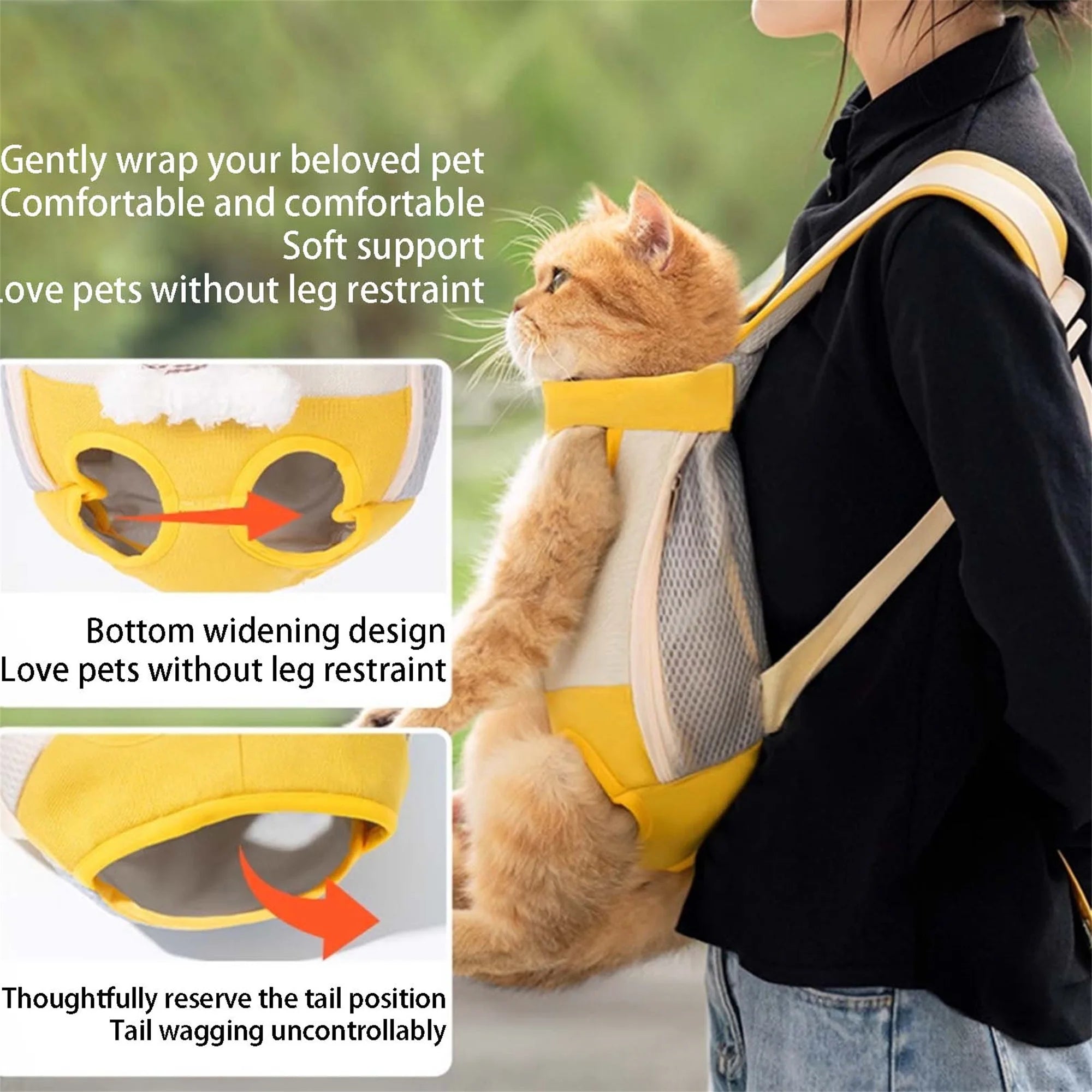 Dog Backpack Hands-Free