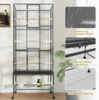 69" XL Rolling Bird Cage
