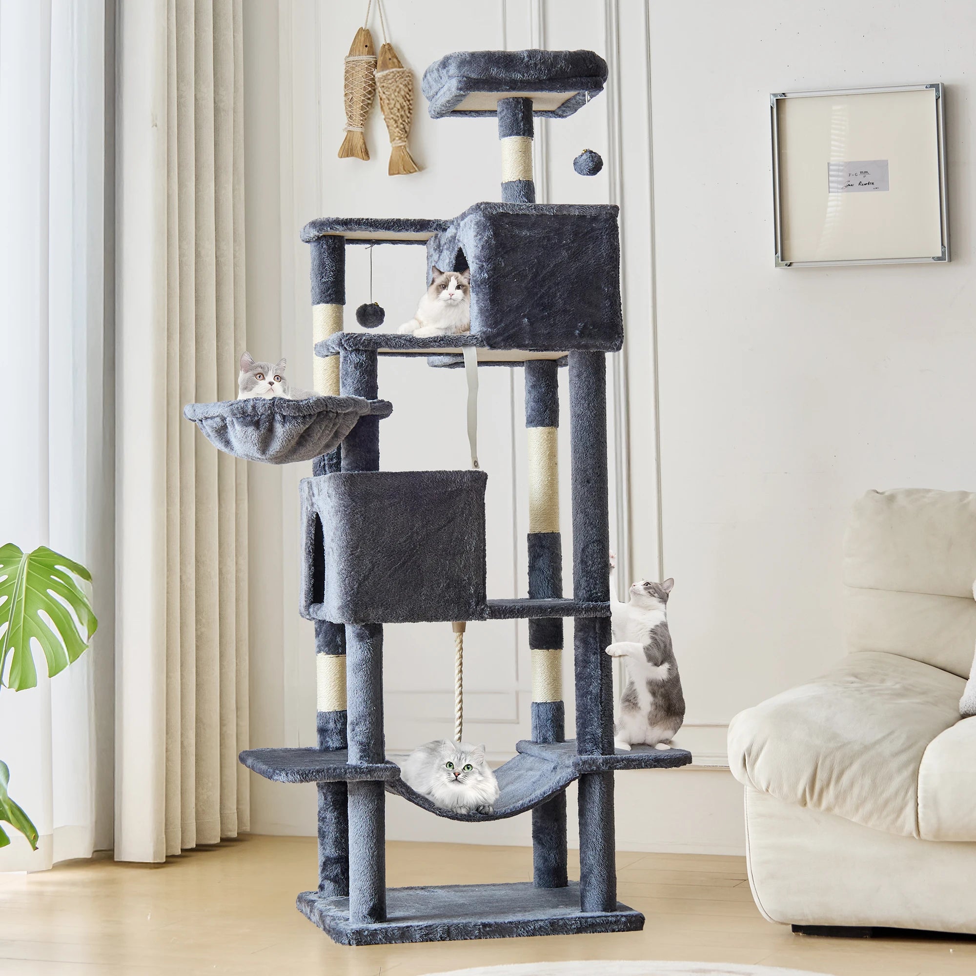 Cat Tree Tower 66 Inch