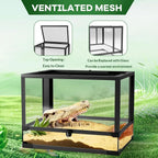 Tempered Glass Reptile Enclosure