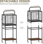 52-In Detachable Travel Birdcage