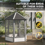 Large Hexagonal Outdoor Aviary