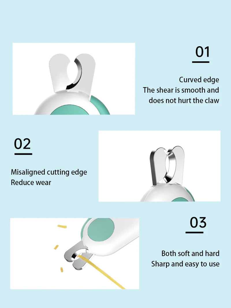 LED Light Cat Dog Nail Clipper