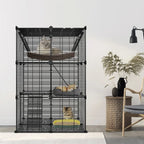 3-Tiers Cat Cage Enclosure
