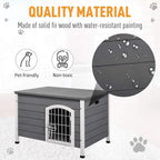 31" Wooden Dog Cage