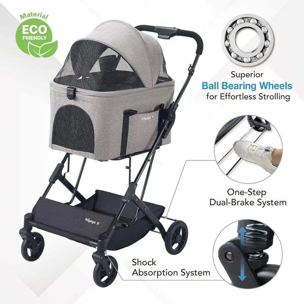 Tri-Fold Pet Travel System