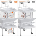 Wrought Iron Play-top Cage, 61"