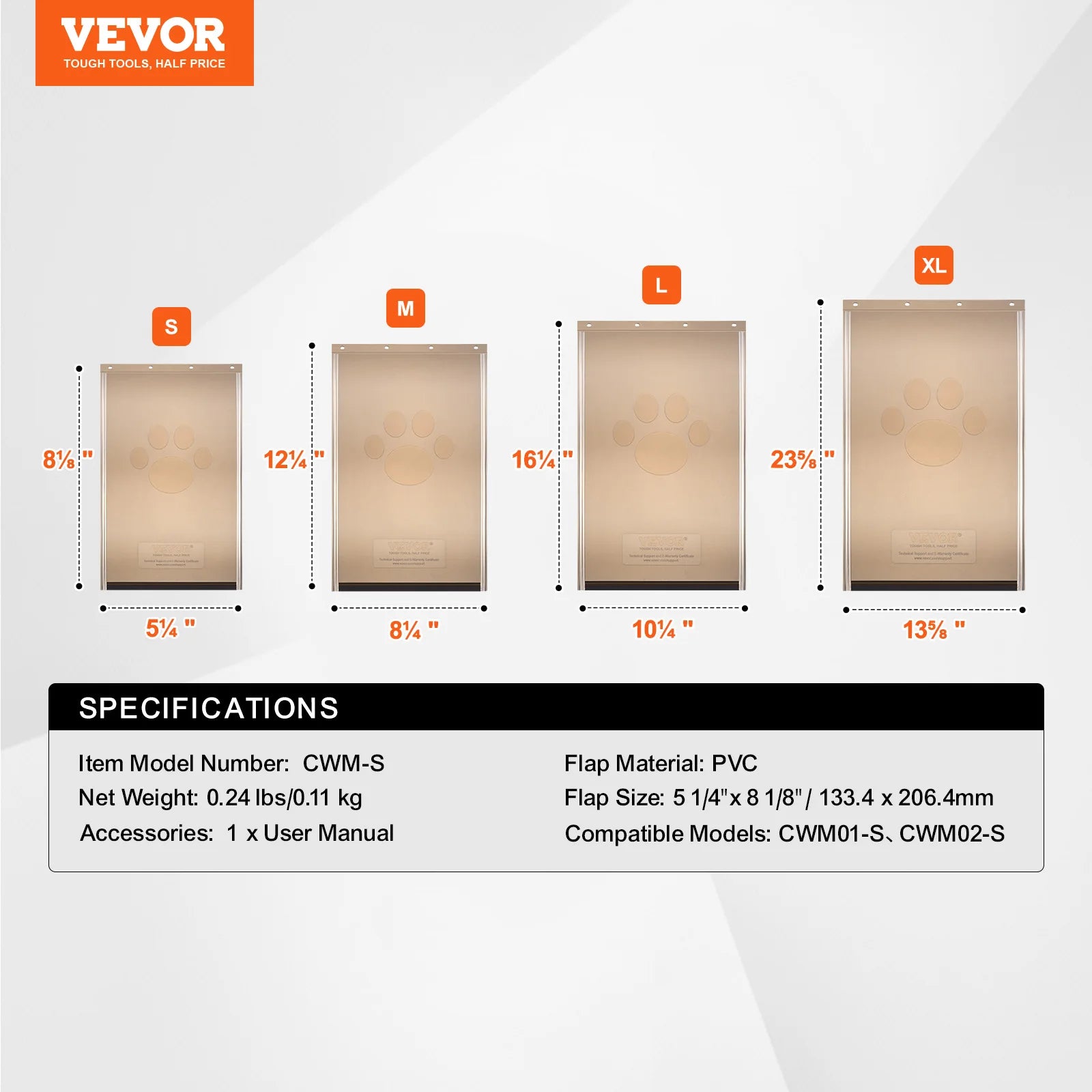 Door Replace Flap/Magnetic Strip