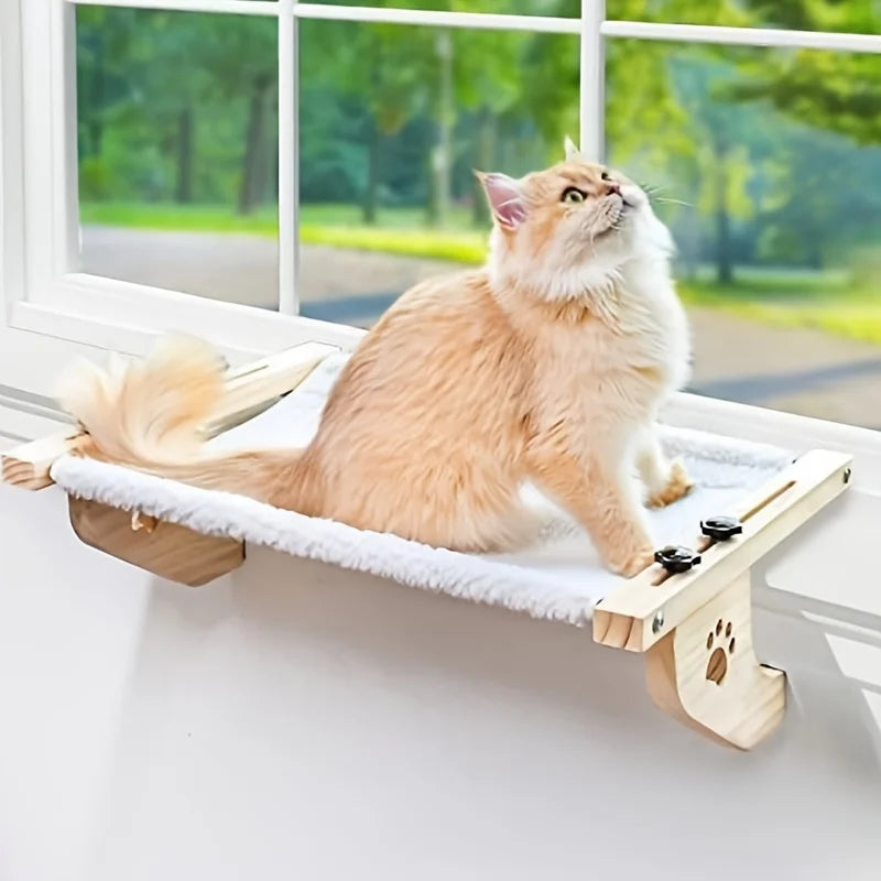 Cat window sill, cat window hammock