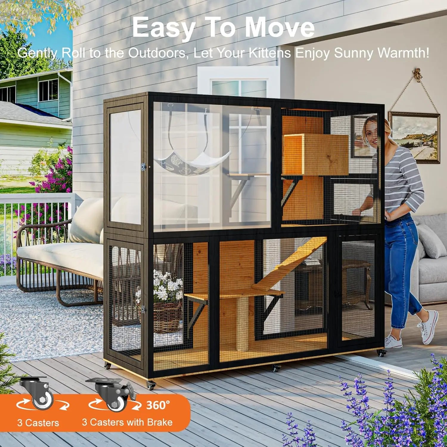Cat Enclosure 4 Tier