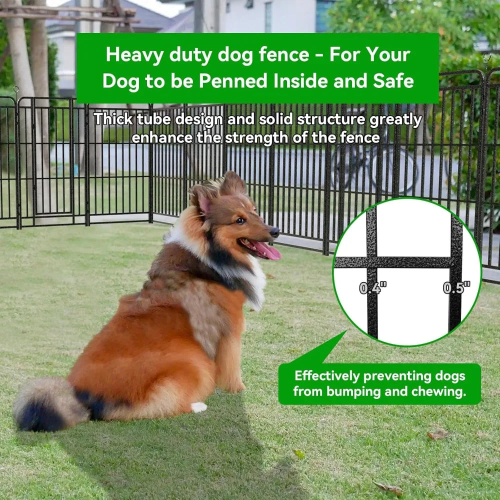 Dog Fence 12 Piece Panels 47"
