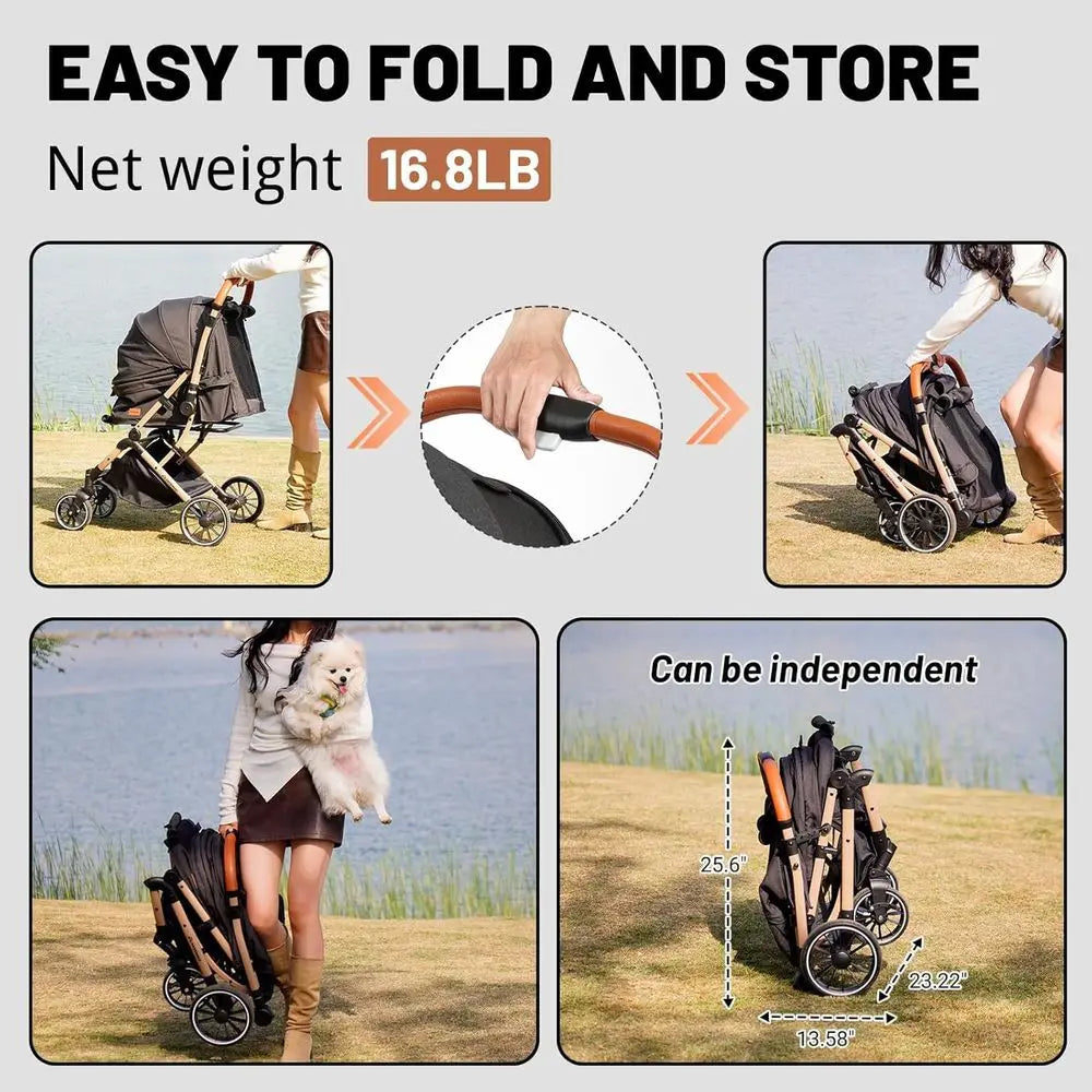 Small Medium Dogs Stroller