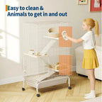 Small Animal Cage with Wheels