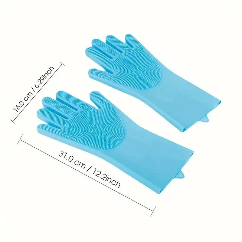 Bathing/Massage Silicone Gloves