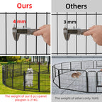 Metal Dog Playpen, Foldable