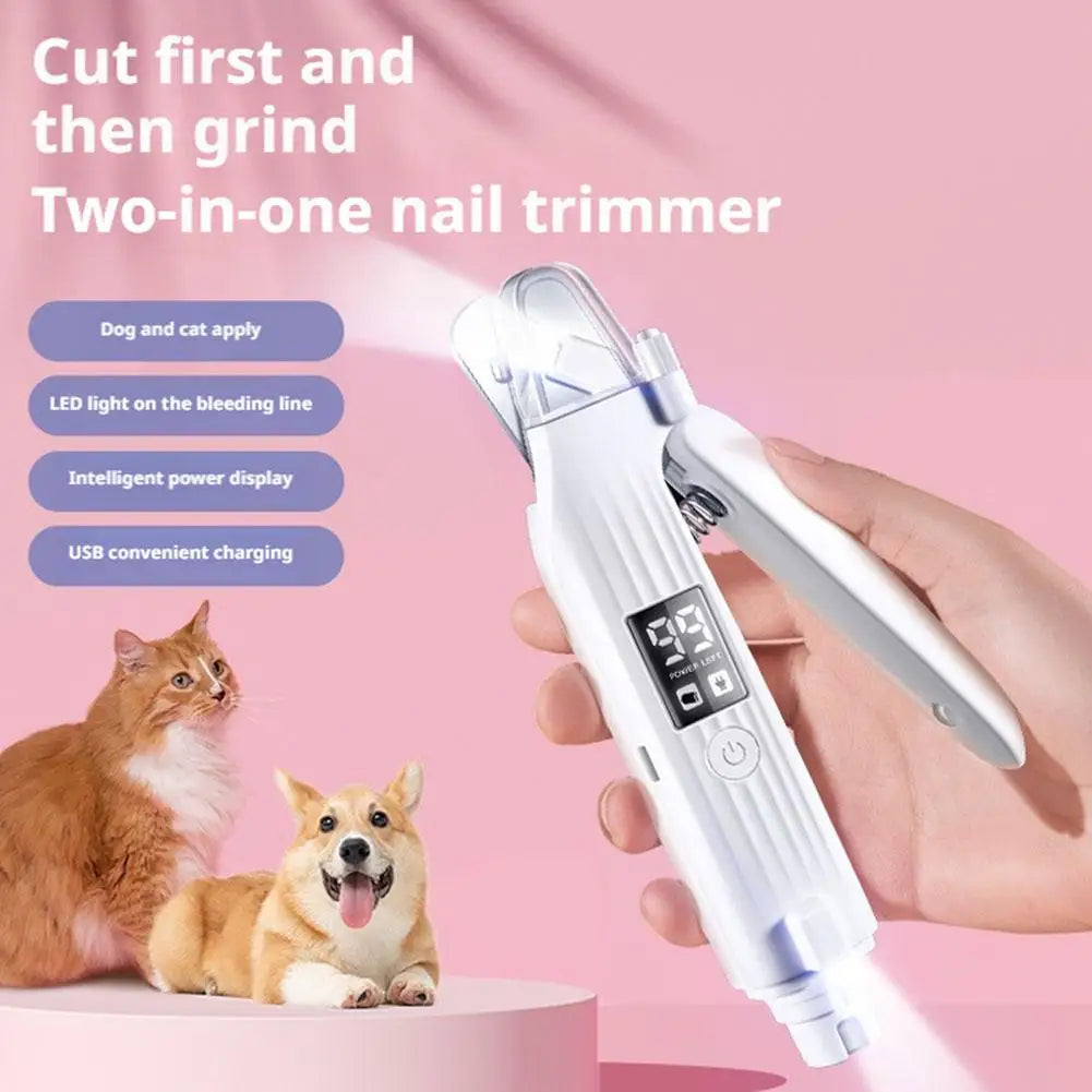 Professional Pet Nail Clipper With LED Light