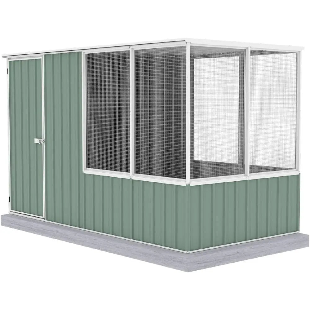 Green Eucalyptus Chicken Coop