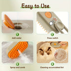 Self-Cleaning Grooming Brush