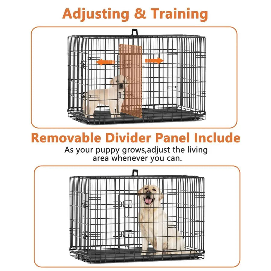 24 In Double Door Small Dog Crate