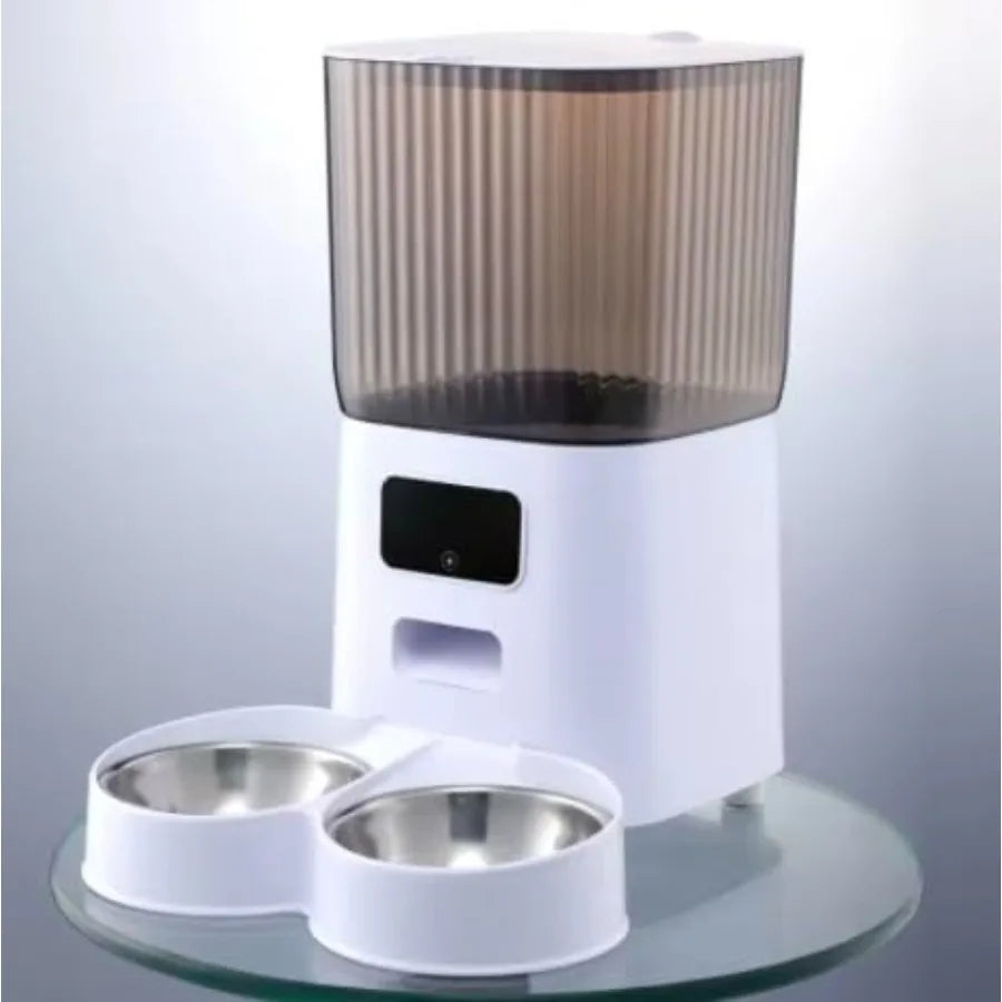 WiFi Automatic Cat Feeder with Double Bowls