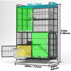4-Tier Folding Cat Enclosure