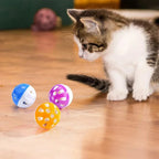 6/100Pcs Cat Toy Jingle Balls
