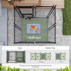 Sturdy Steel Outdoor Dog Kennel