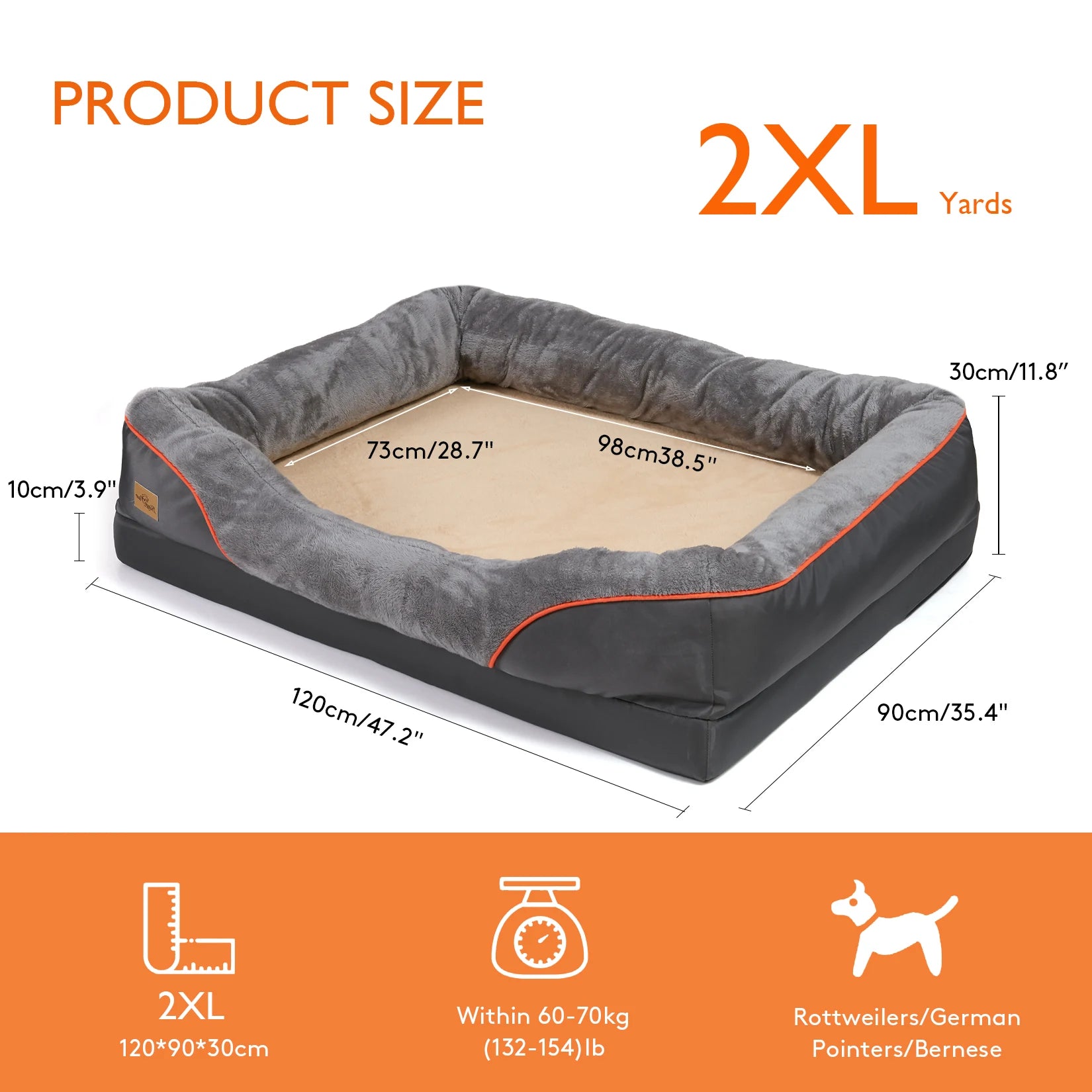 Dog Bed Super Soft Orthopedic