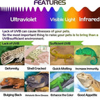 Reptile UVA UVB Fluorescent Lamp Tester