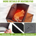 Heated Dog House Insulated
