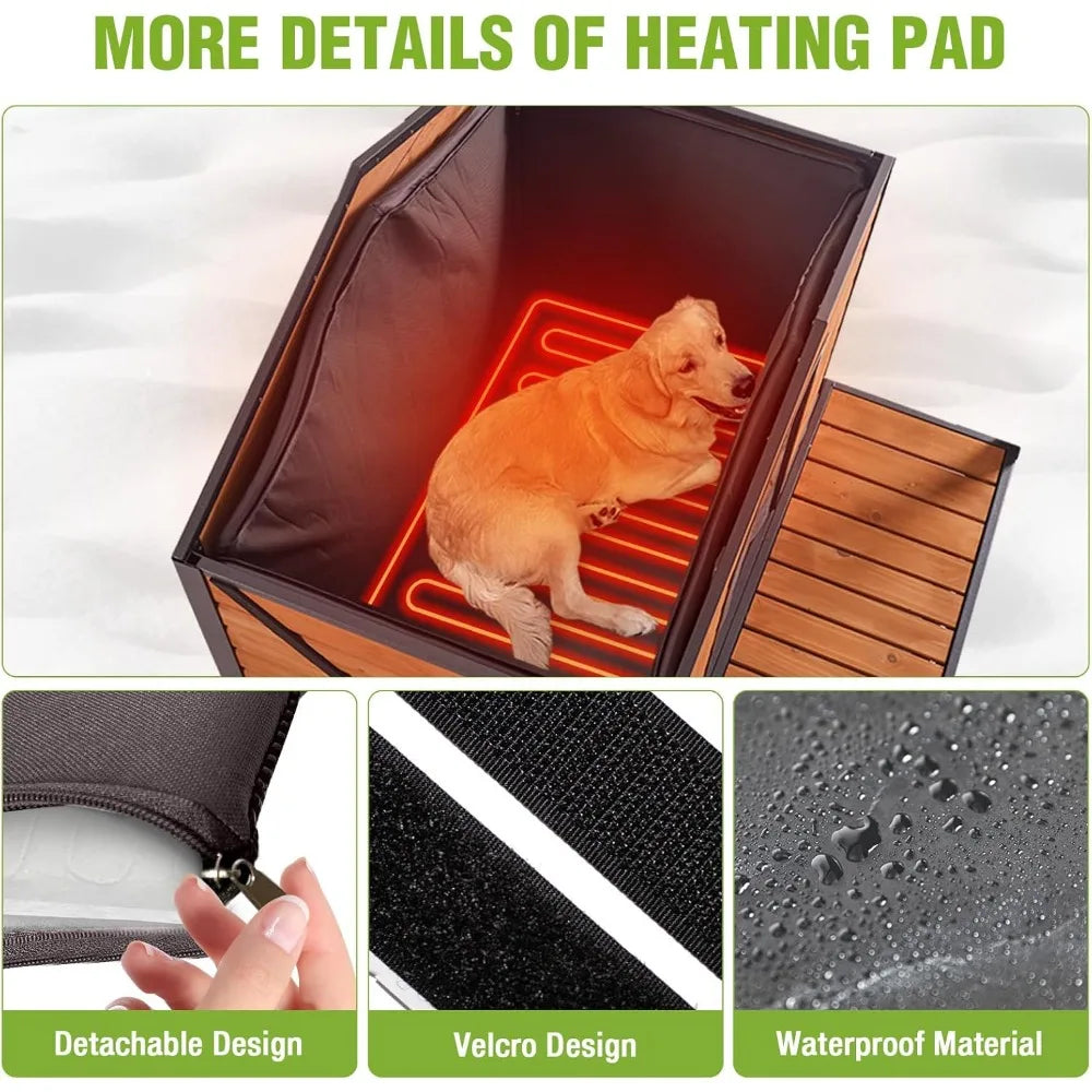 Heated Dog House Insulated