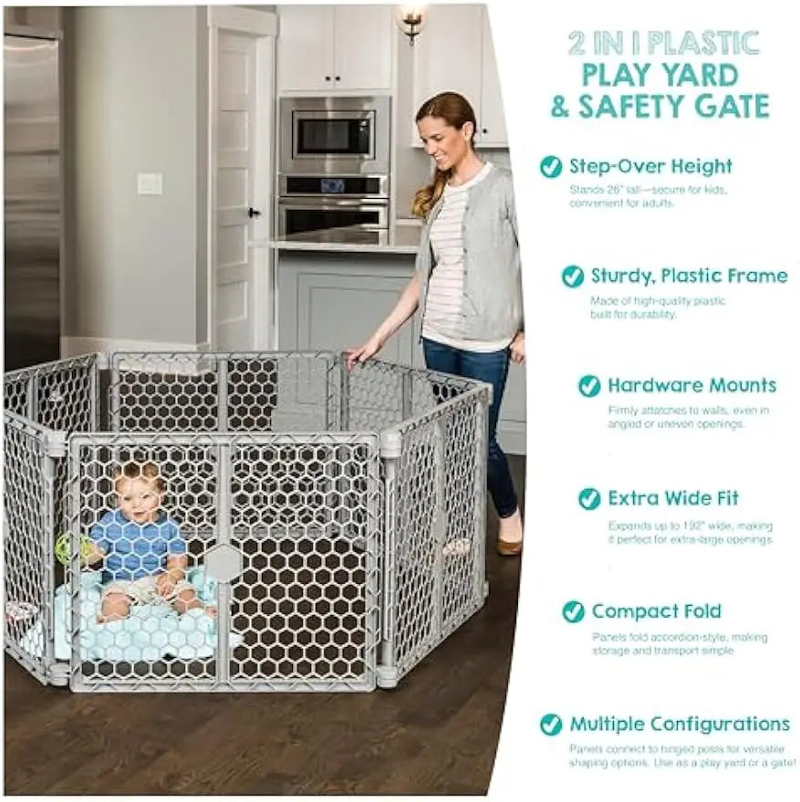 Adjustable 192" Wide Gate/Play
