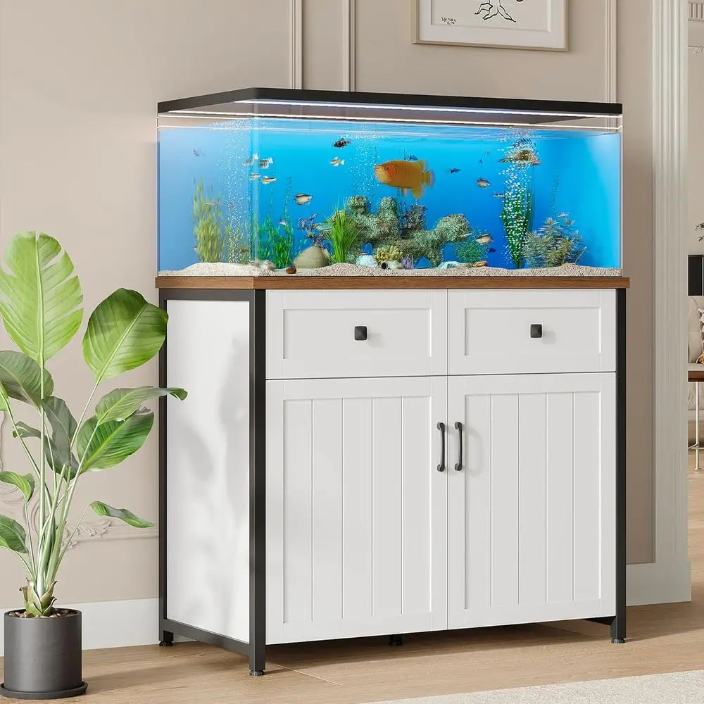 White Heavy-Duty Stand/40-50 Gallons