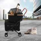 Stroller, 2 Pet Carriers for S/M Dogs