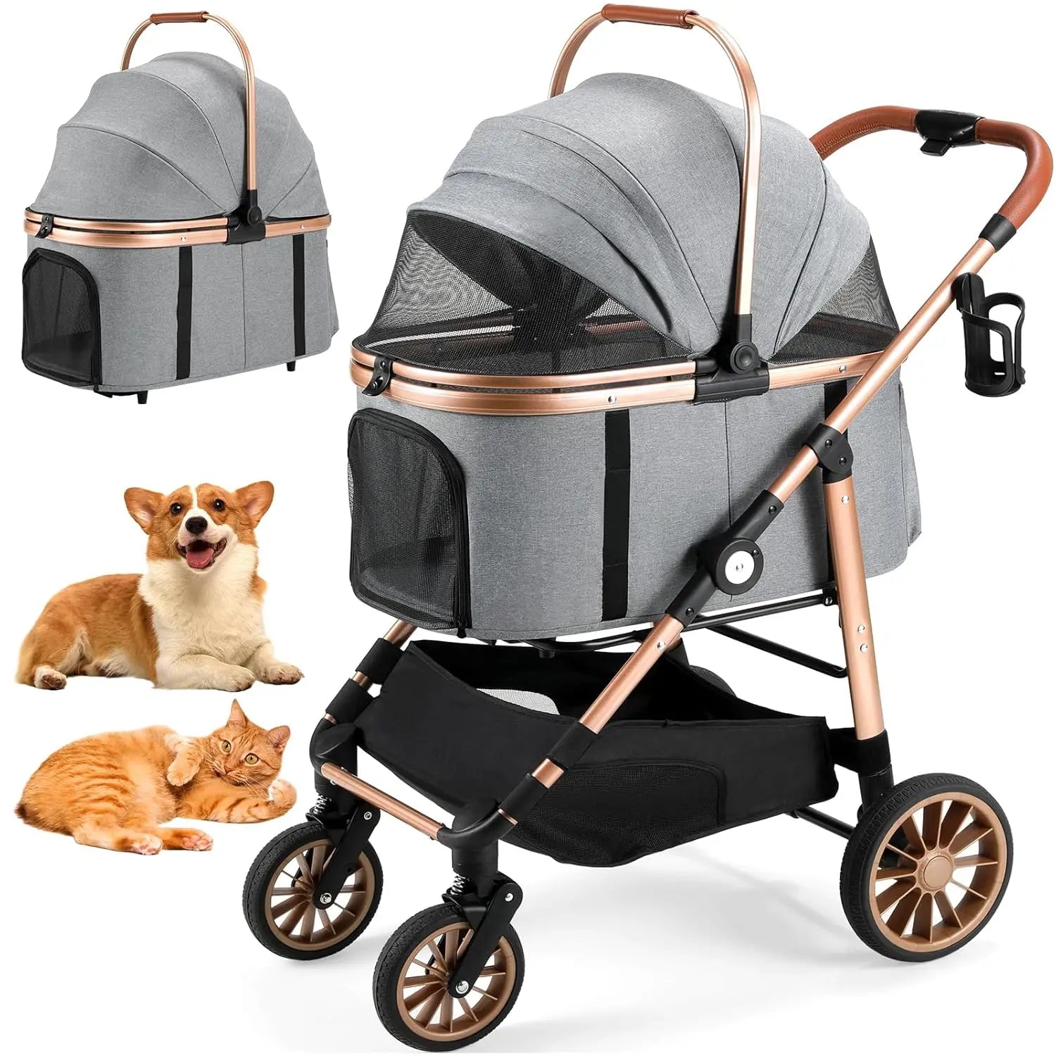 High Wheels Pet Stroller