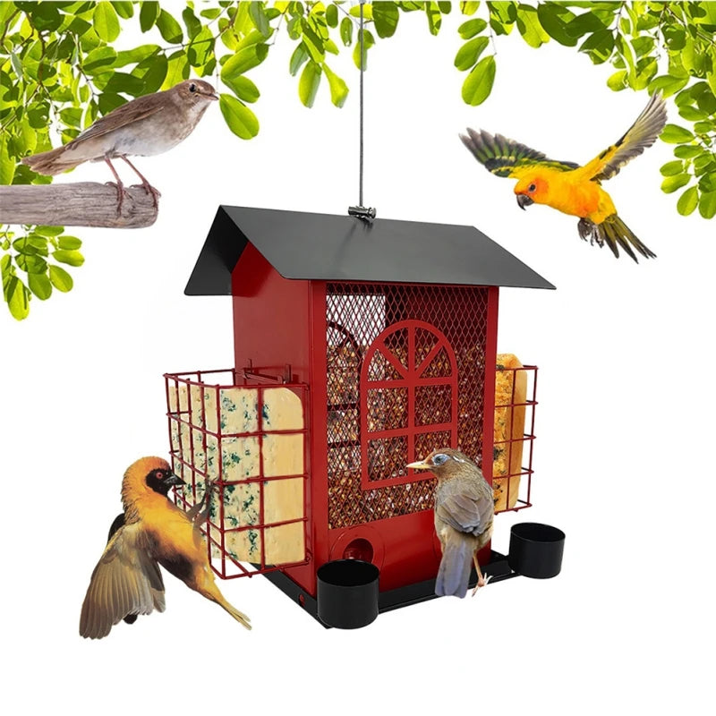 Metal Hanging Bird Feeder