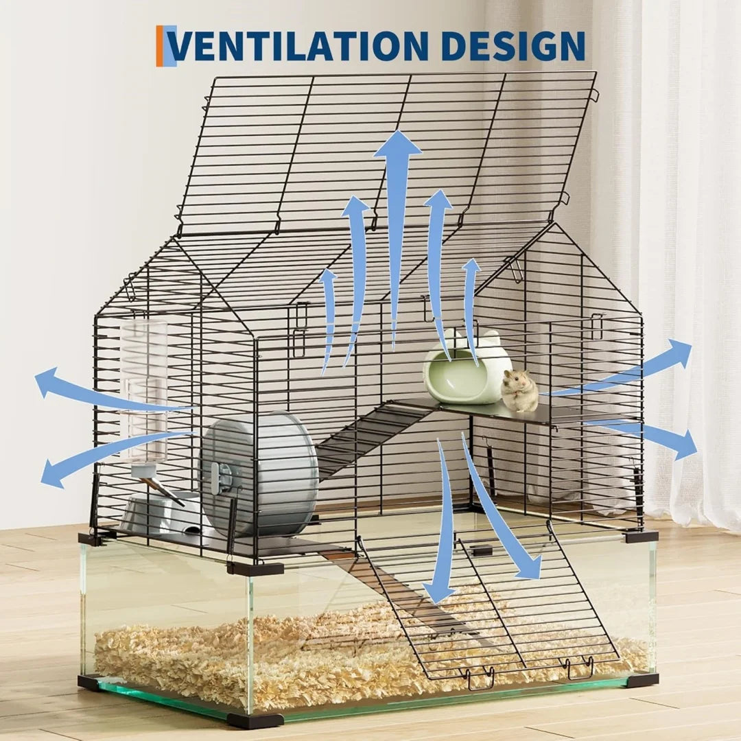 3 Tiers Large Hamster Enclosure