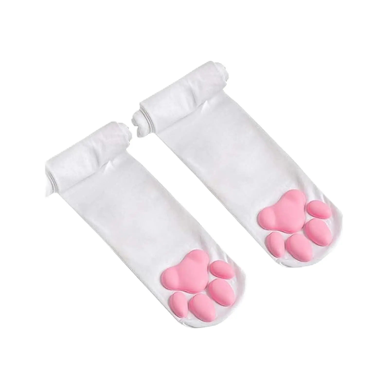 1 Pair 3D Cat Paw Socks